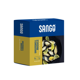 Мидии в половинке ракушки 30/40 "SANGO"